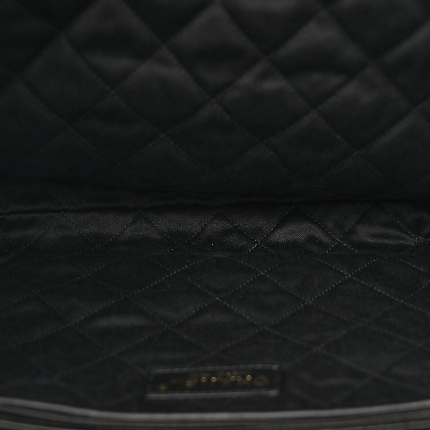 Shiny Calfskin Quilted Small Chanel 22 Black