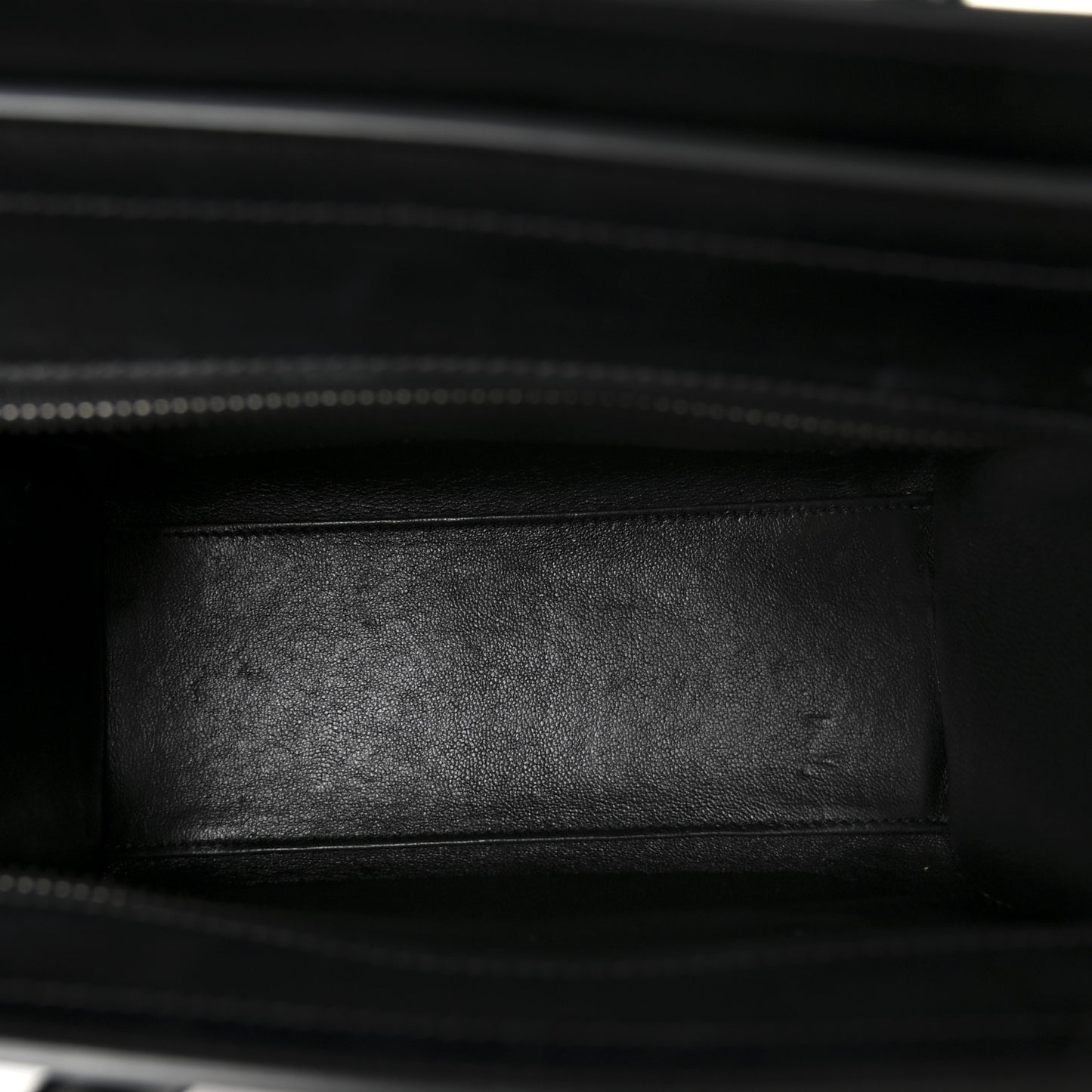 Baby Grained Calfskin Nubuck Tri-color Nano Luggage Anthracite