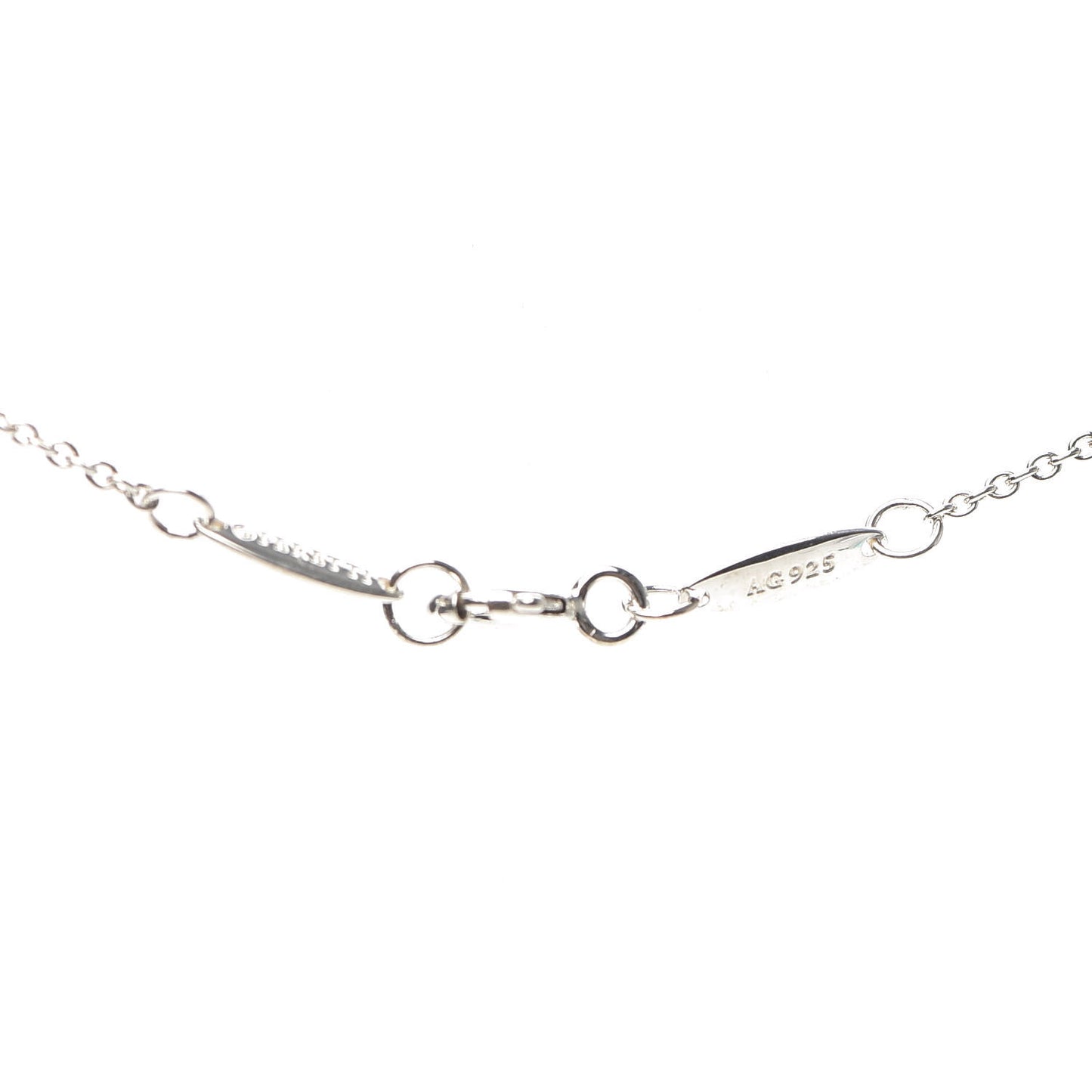 Sterling Silver Tanzanite .07ct Elsa Peretti Color By The Yard Necklace