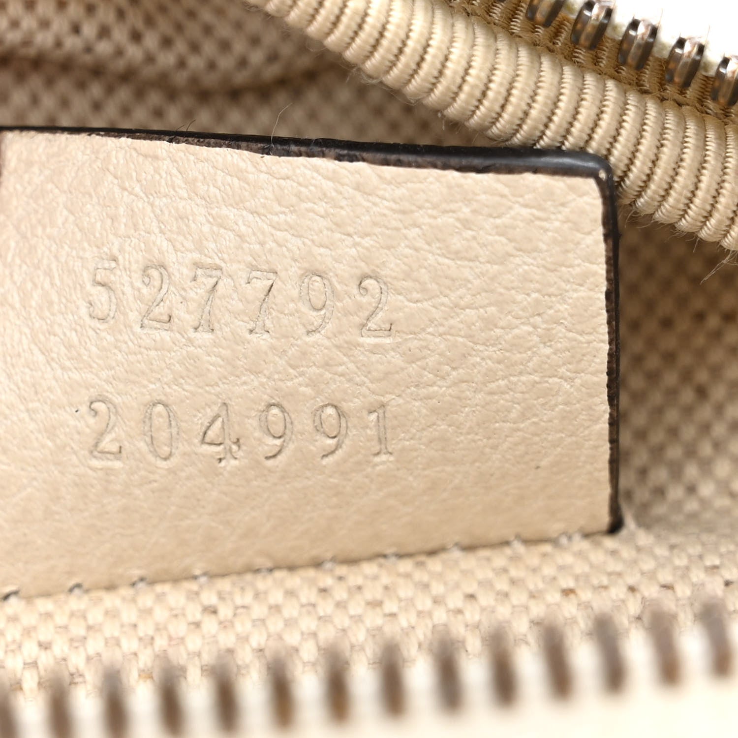 Gucci Grained Calfskin Small Logo Belt Bag White 7 of 13