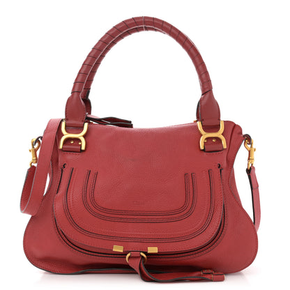 Chloe Calfskin Medium Marcie Satchel Red 1 of 18