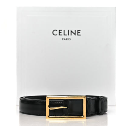Celine Box Calfskin BC 27 25mm Belt Belt 90 36 Black 8 of 8