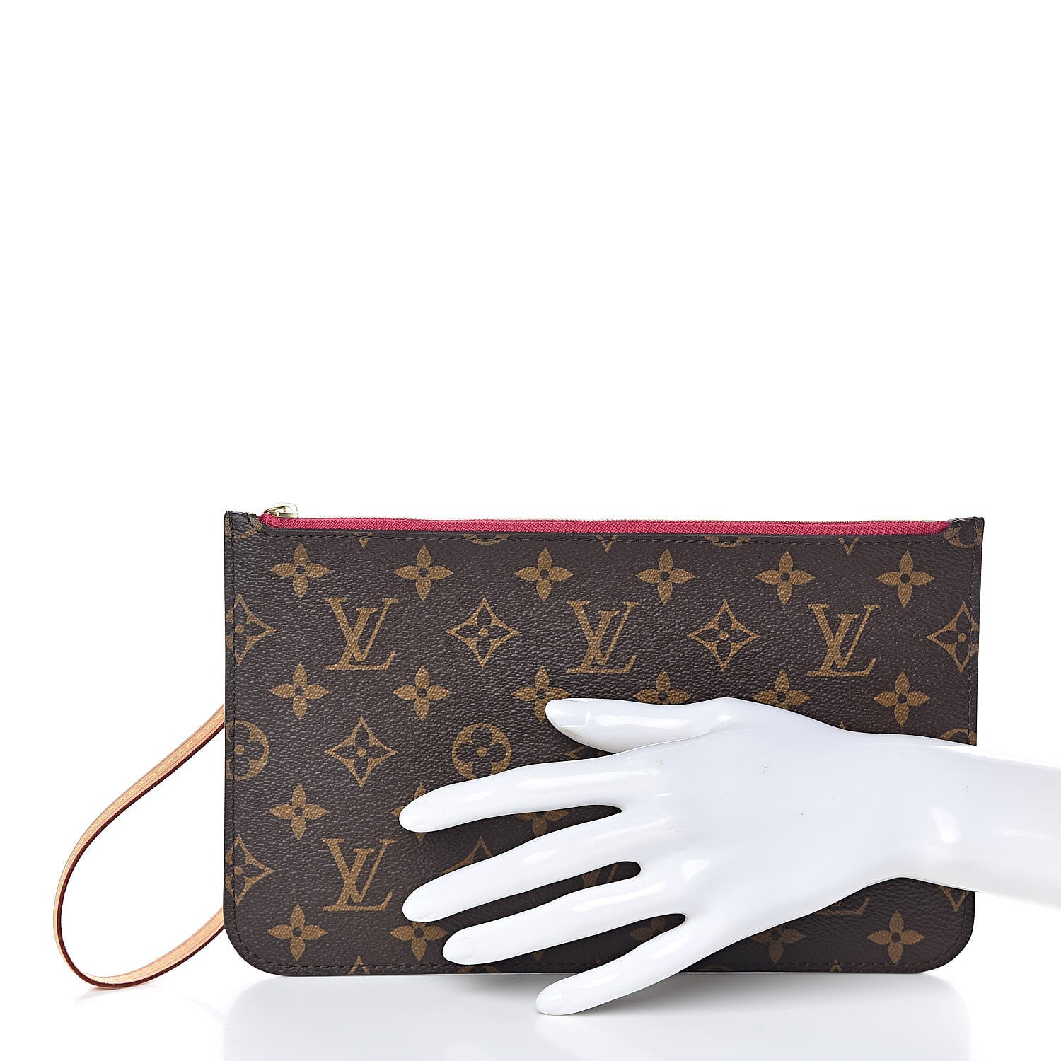 Louis Vuitton Monogram Neverfull MM GM Pochette Pivoine 2 of 8
