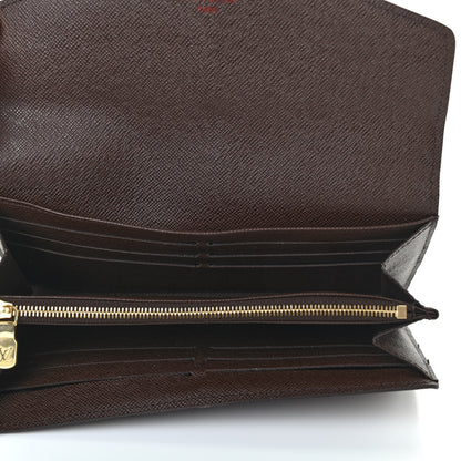 Louis Vuitton Damier Ebene Sarah Wallet NM 5 of 7
