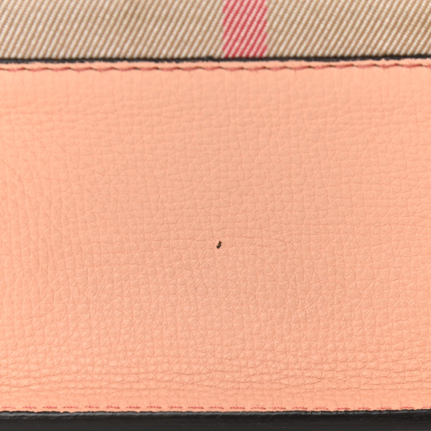 Derby Calfskin House Check Small Macken Crossbody Bag Copper Pink