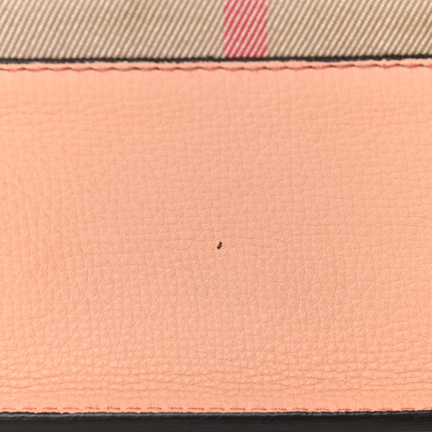 Burberry Derby Calfskin House Check Small Macken Crossbody Bag Copper Pink 11 of 13
