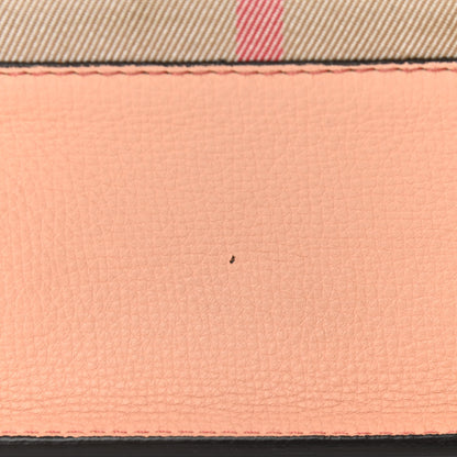 Burberry Derby Calfskin House Check Small Macken Crossbody Bag Copper Pink 11 of 13