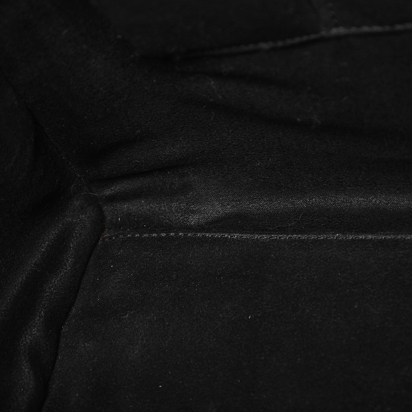 Drummed Calfskin Mini Luggage Black