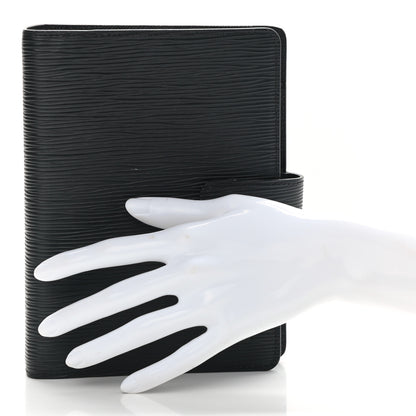 Louis Vuitton Epi Medium Ring Agenda Black 2 of 7