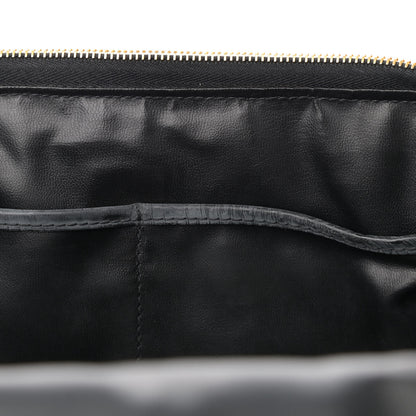 Chanel Lambskin Quilted Vanity Black 12 of 16