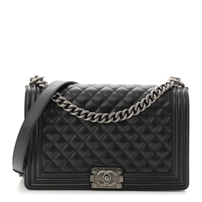 Chanel Caviar Quilted New Medium Boy Flap Black 1 of 10