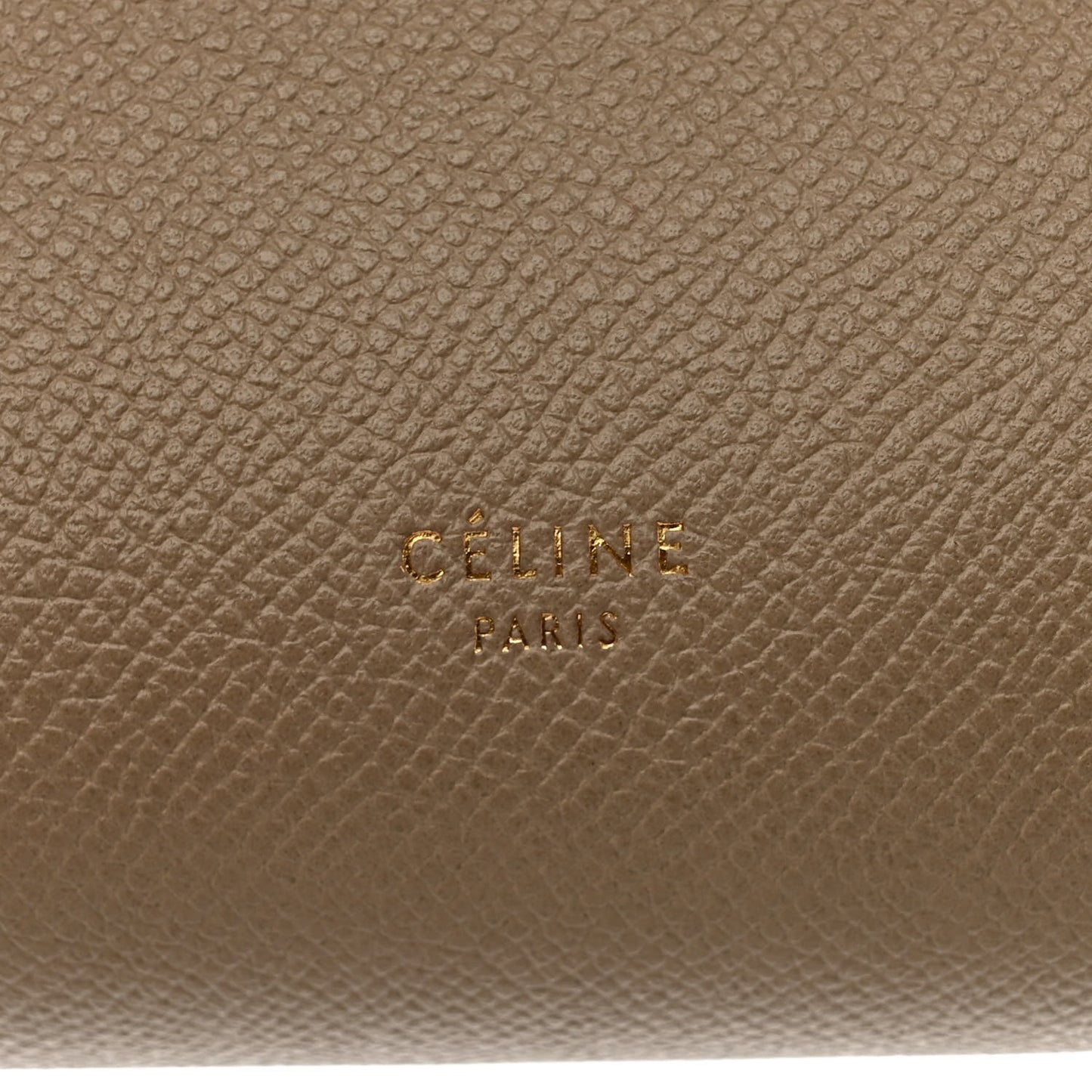 Grained Calfskin Mini Belt Bag Light Taupe