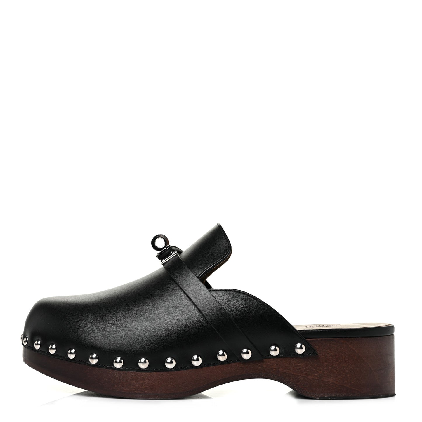 Calfskin Carlotta Mules 36 Black
