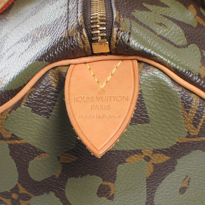 Louis Vuitton Monogram Graffiti Speedy 30 Kaki 7 of 9