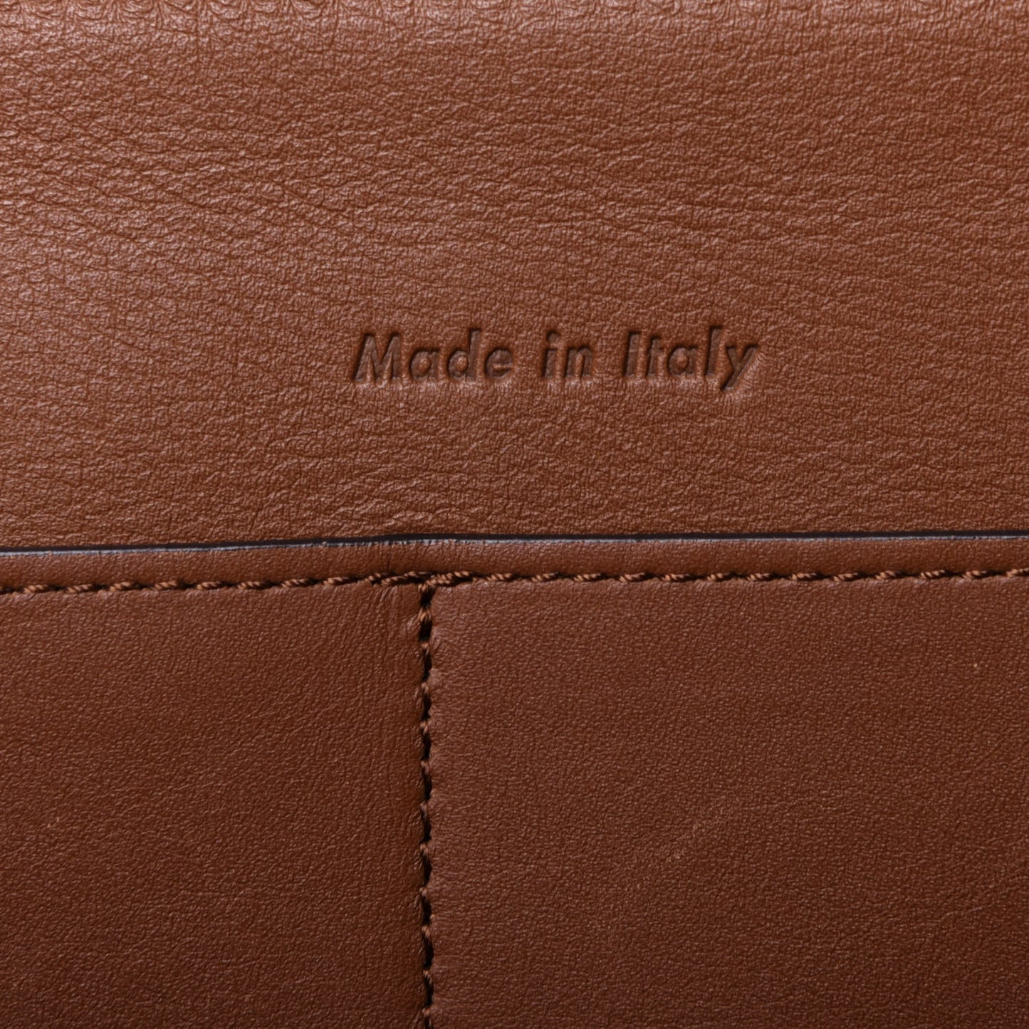 Smooth Calfskin Suede Small Tri-Fold Bag Camel