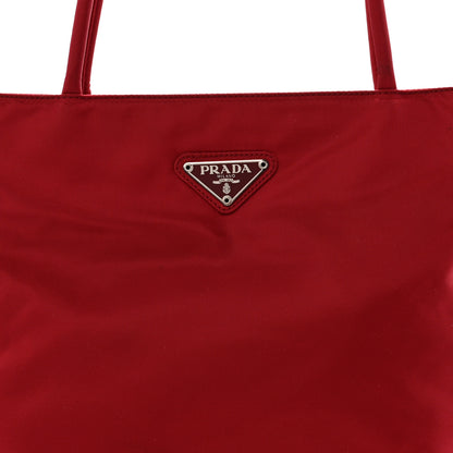 Prada Tessuto Nylon Tote Red 8 of 14