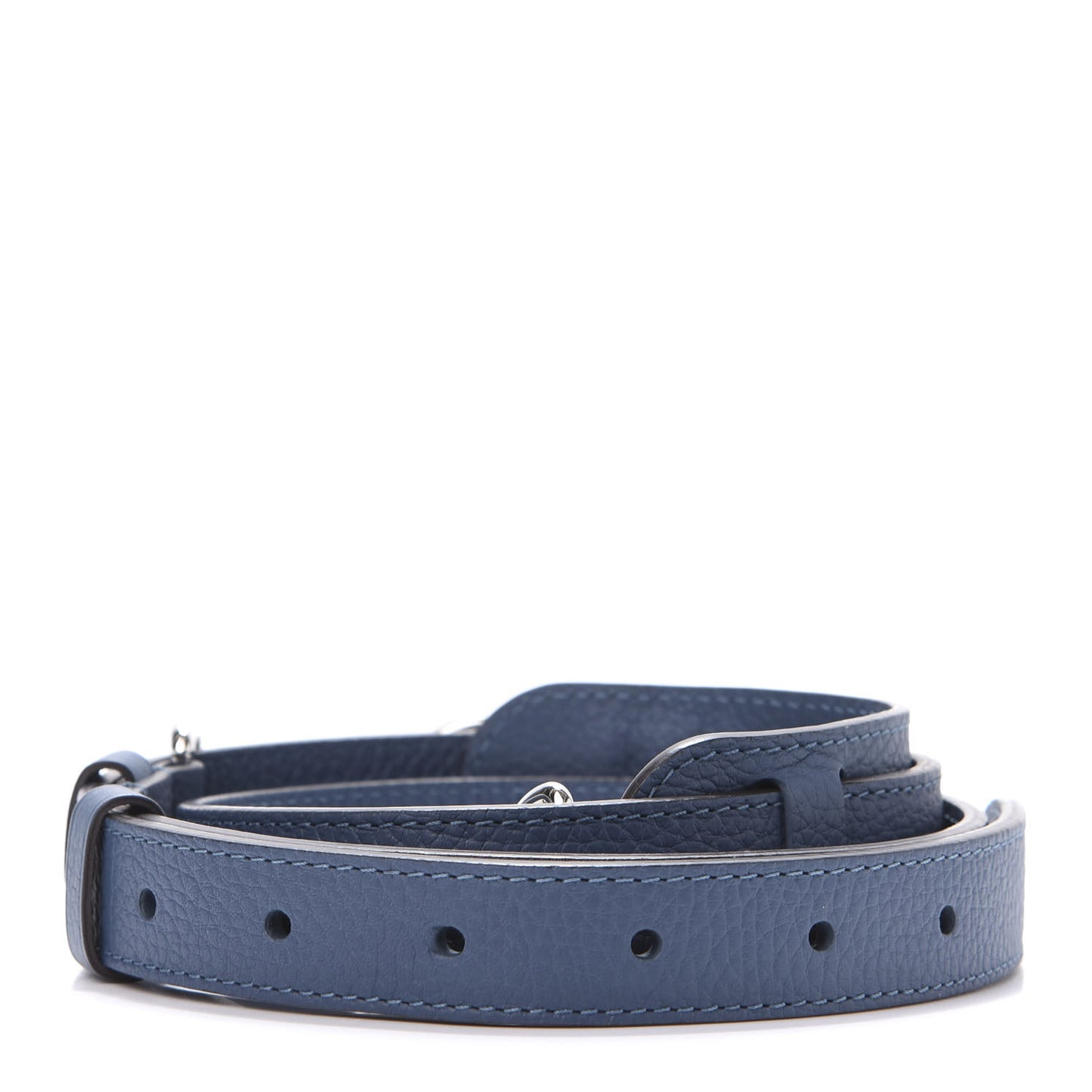 Calfskin Adjustable Keepall Bandouliere Shoulder Strap Blue