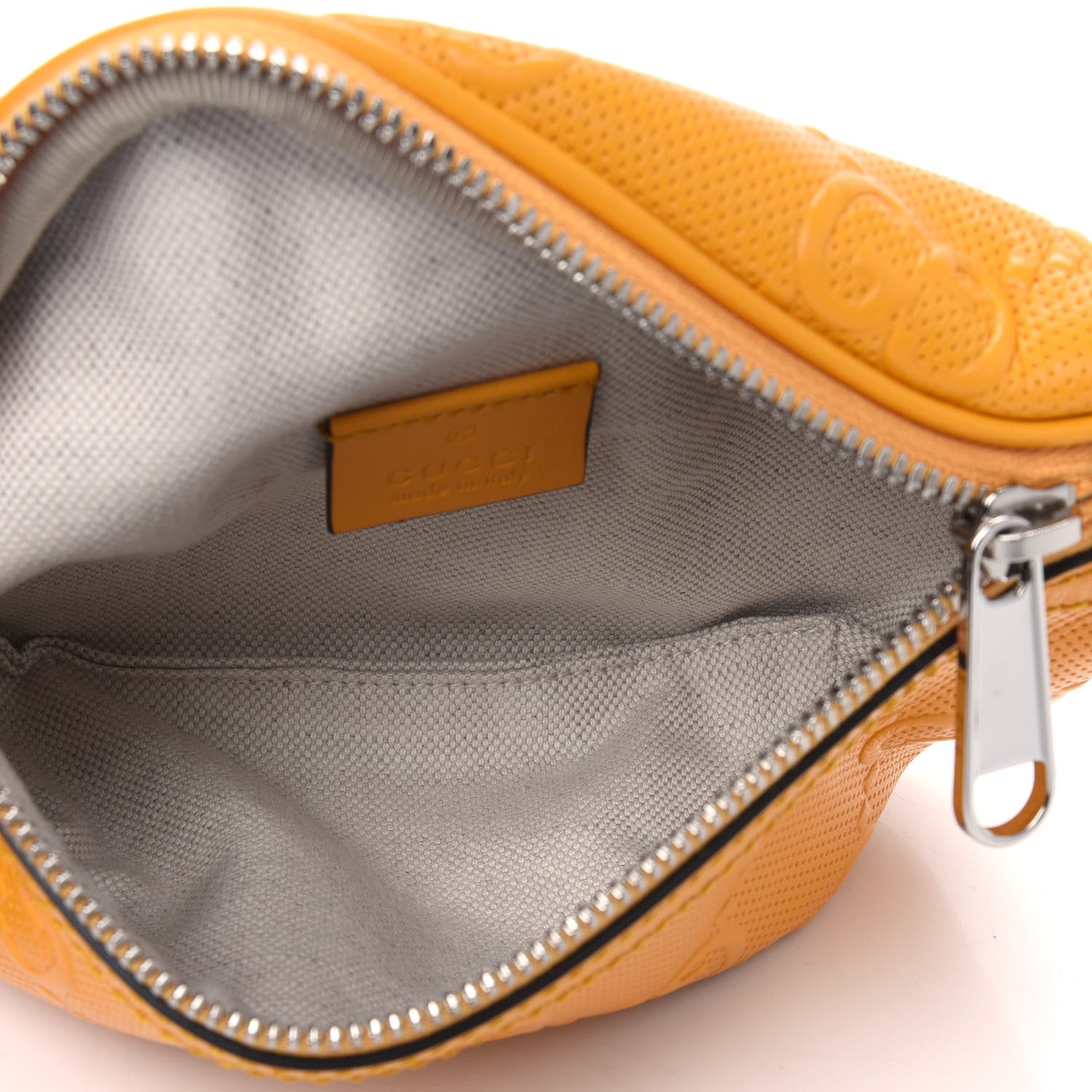Gucci Calfskin GG Tennis Embossed Belt Bag Crop 4 of 4