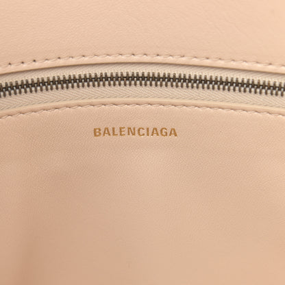 Balenciaga Merino Wool Papier A6 Zip Around Tote Beige Tapioca 6 of 11