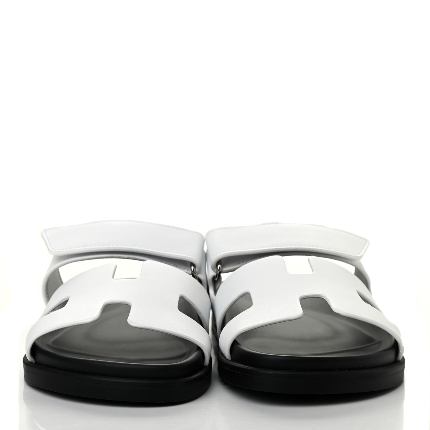 Calfskin Womens Chypre Sandals 38 White