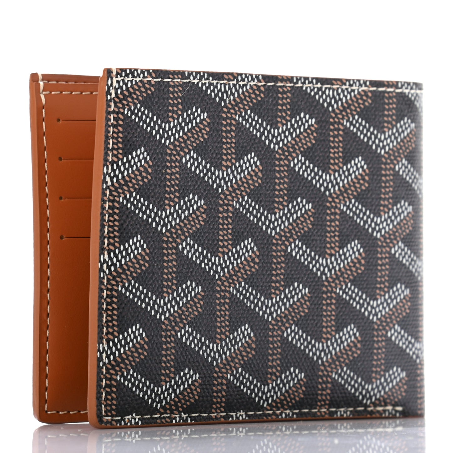Goyardine Bi-Fold Victoire PM Wallet Black