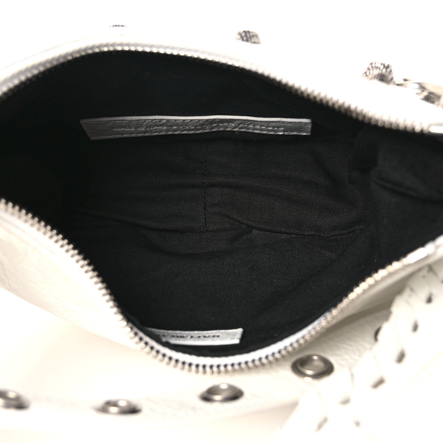 Balenciaga Agneau Arena Le Cagole Shoulder Bag XS Optic White 6 of 11