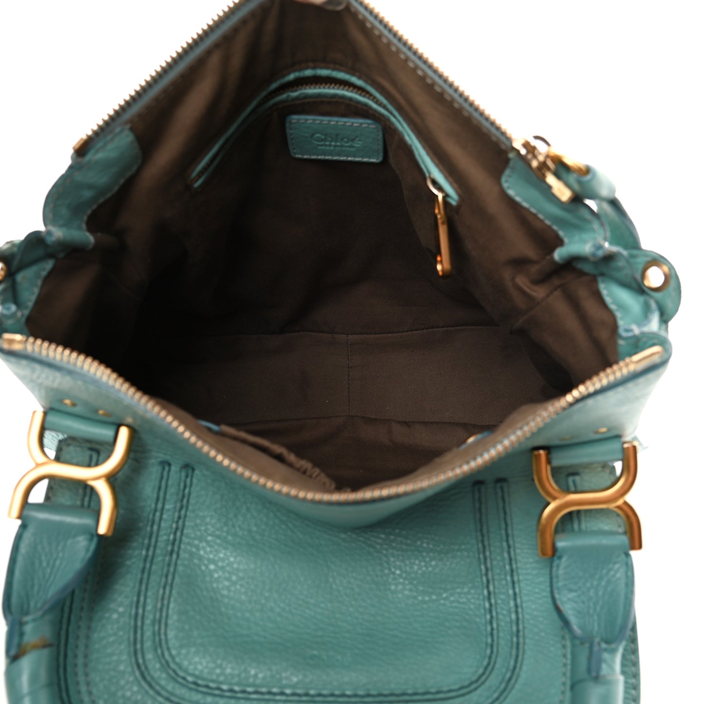 Calfskin Medium Marcie Satchel Fresh Mint