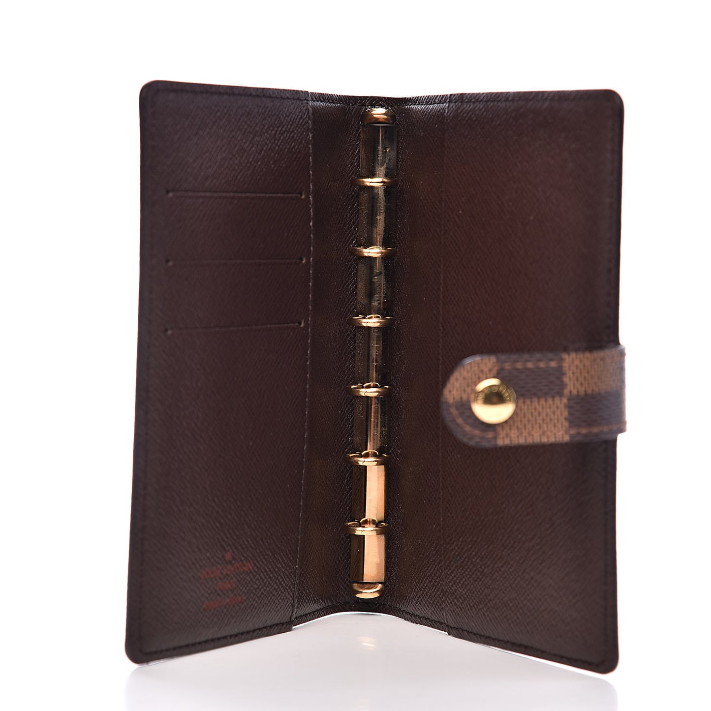 Damier Ebene Small Ring Agenda Cover