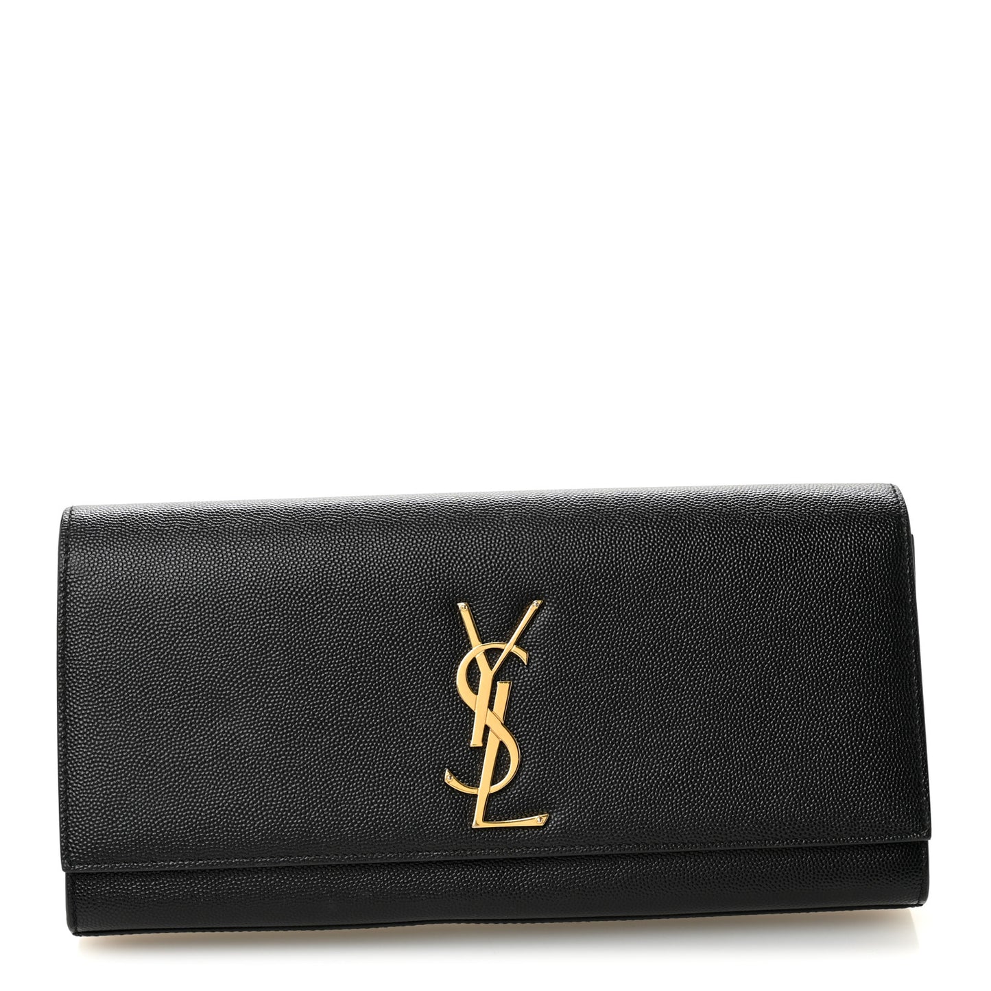 Grain De Poudre Monogram Cassandre Clutch Black
