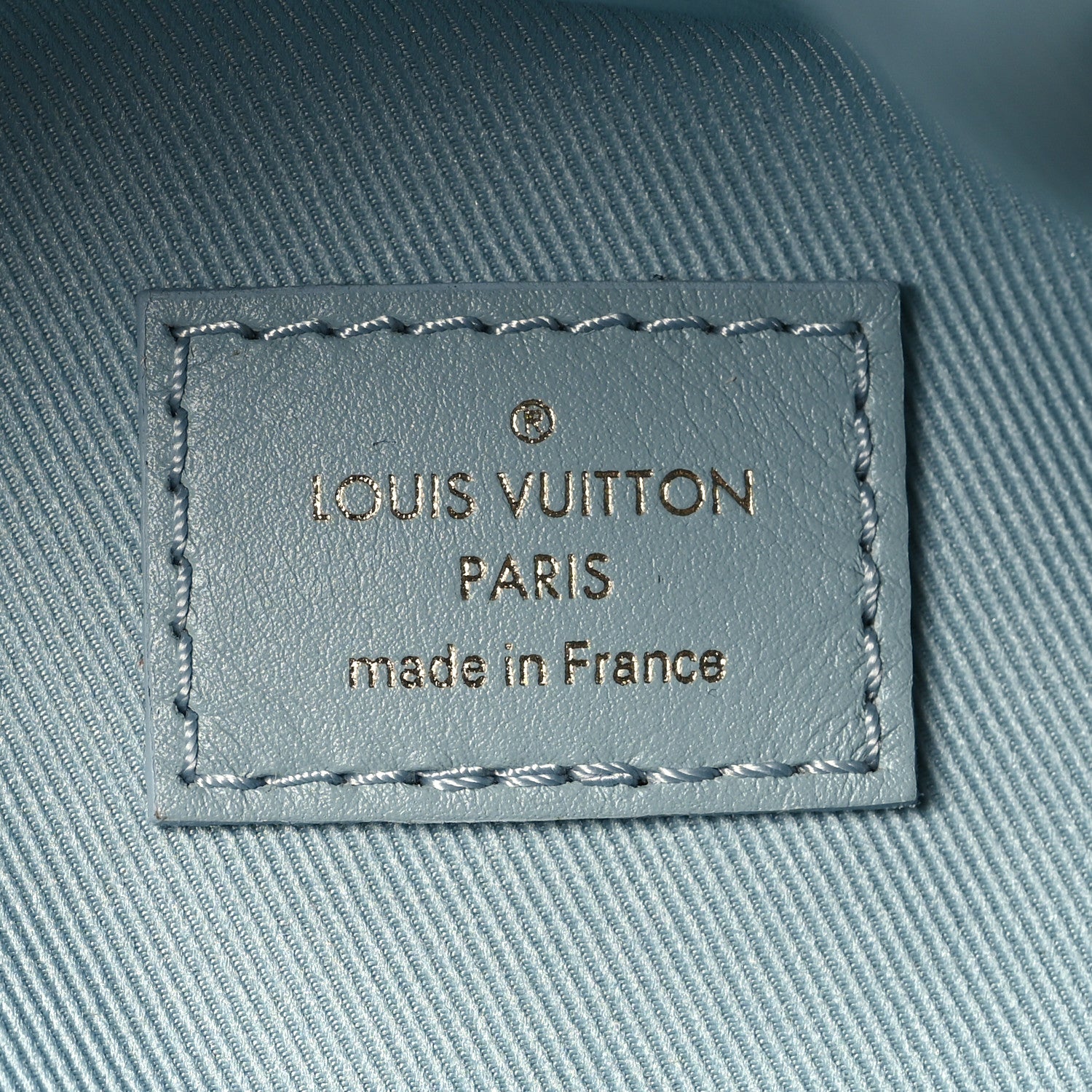 Louis Vuitton Calfskin New Wave Bumbag Porcelain Blue 6 of 9