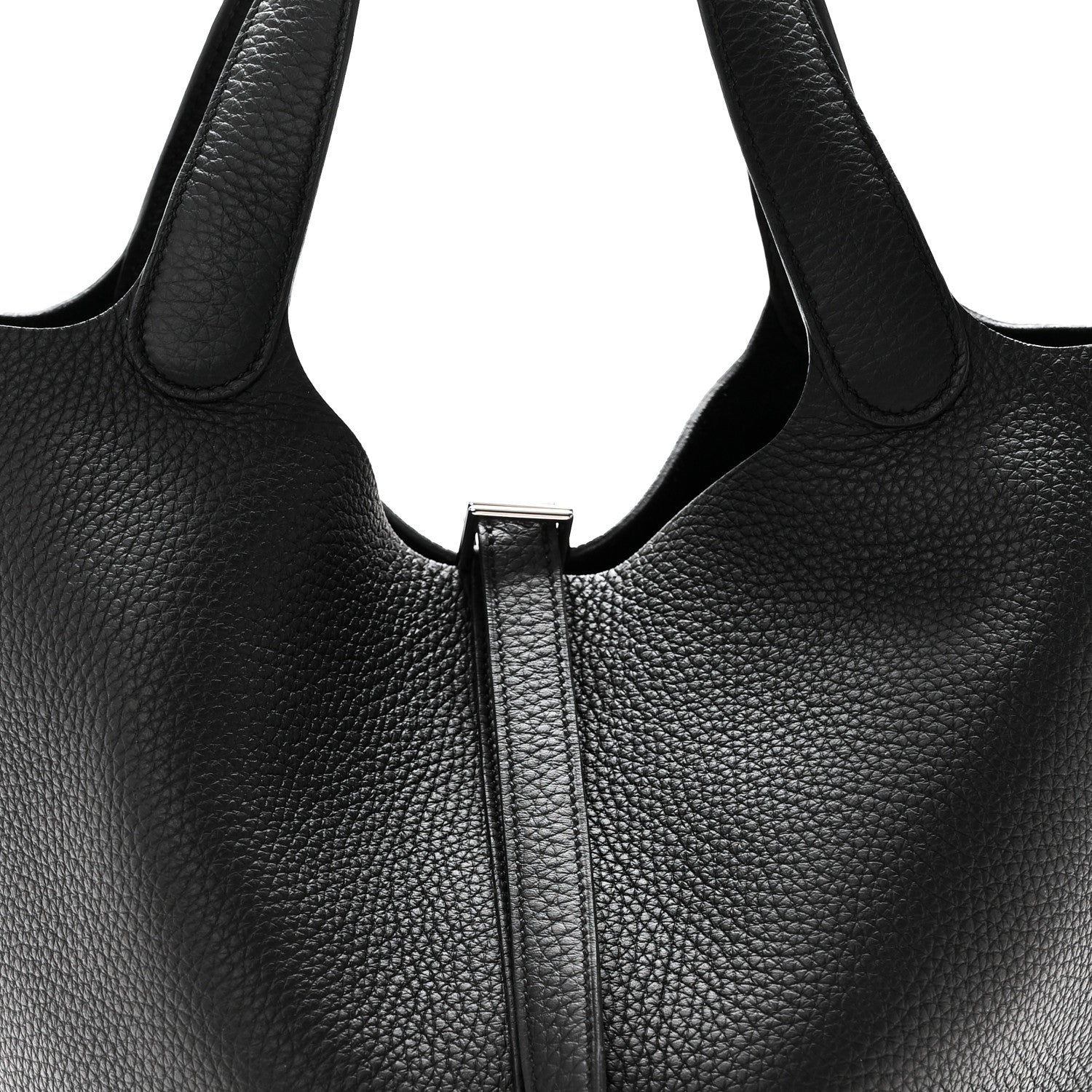 Hermes Taurillon Clemence Picotin Lock 22 MM  Black 8 of 10