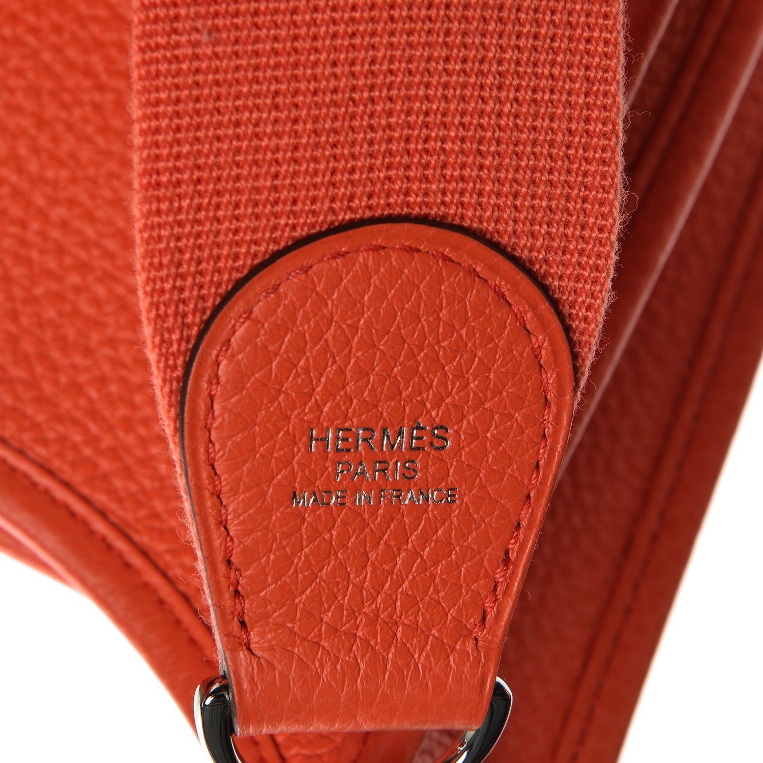 Hermes Taurillon Clemence Evelyne III PM Orange Poppy 6 of 8