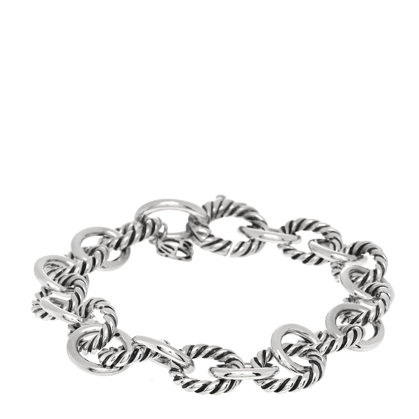 Sterling Silver 10mm Medium Oval Link Bracelet