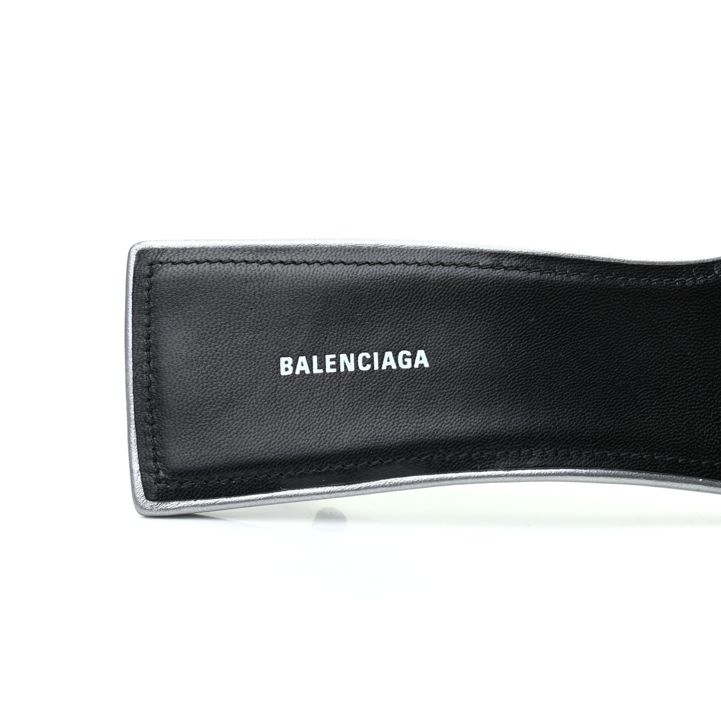 Calfskin BB Pointy Toe Mule 38.5 Gray