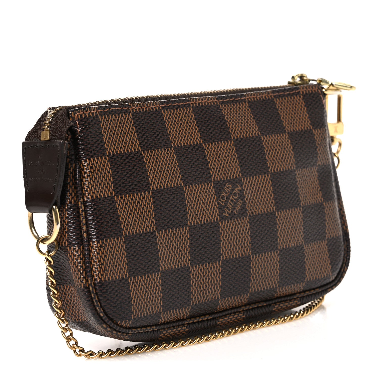 Louis Vuitton Damier Ebene Complice Trunks and Bags Mini Pochette Accessories Red 3 of 7