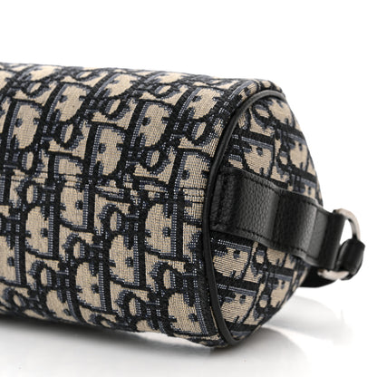 Christian Dior Oblique Mini Roller Messenger Bag Blue 9 of 11