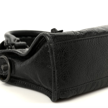 Balenciaga Agneau Arena Classic Hardware Le City Mini  Black 9 of 11
