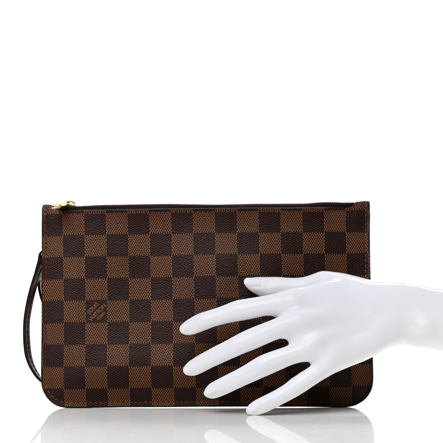 Louis Vuitton Damier Ebene Neverfull MM GM Pochette 2 of 7