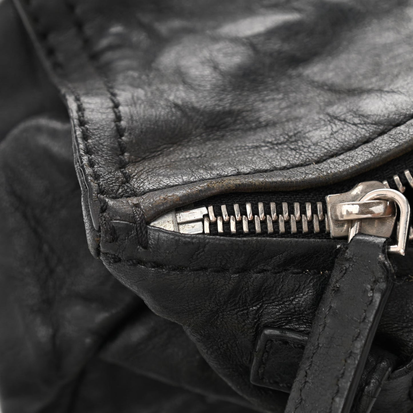 Tumbled Sheepskin Mini Pandora Black