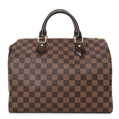 Louis Vuitton Damier Ebene Speedy 30 1 of 9
