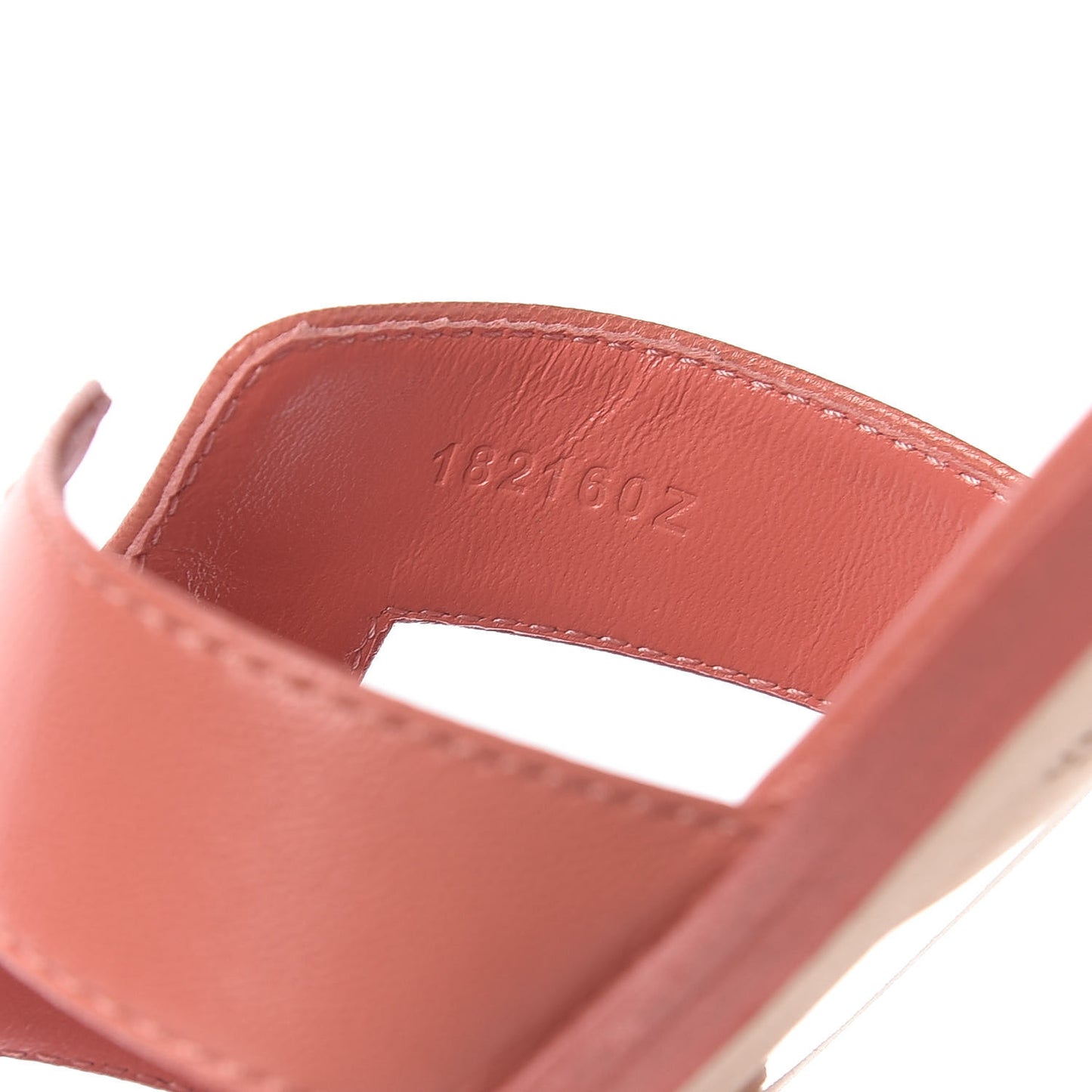Chevre Oran Sandals 37 Rouge Blush