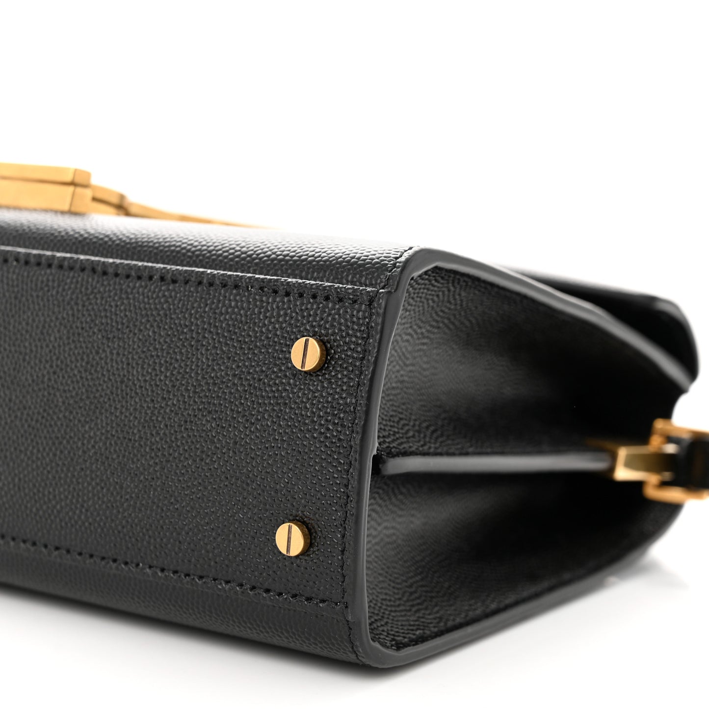 Grain de Poudre Mini Classic Monogram Cassandra Top Handle Black