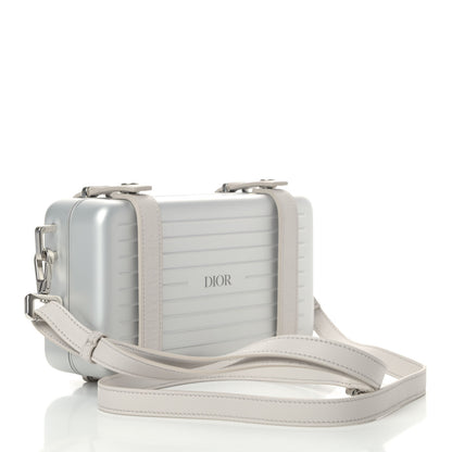 Christian Dior X RIMOWA Aluminum Personal Clutch On Strap Silver 2 of 4