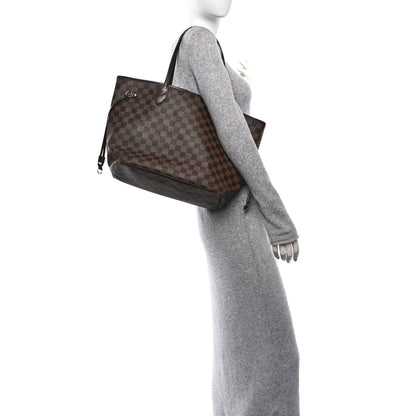 Louis Vuitton Damier Ebene Neo Neverfull MM Rose Ballerine 2 of 15