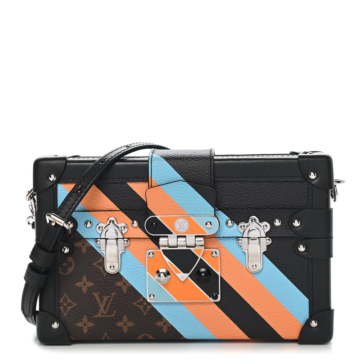 Monogram Malletage Print Petite Malle