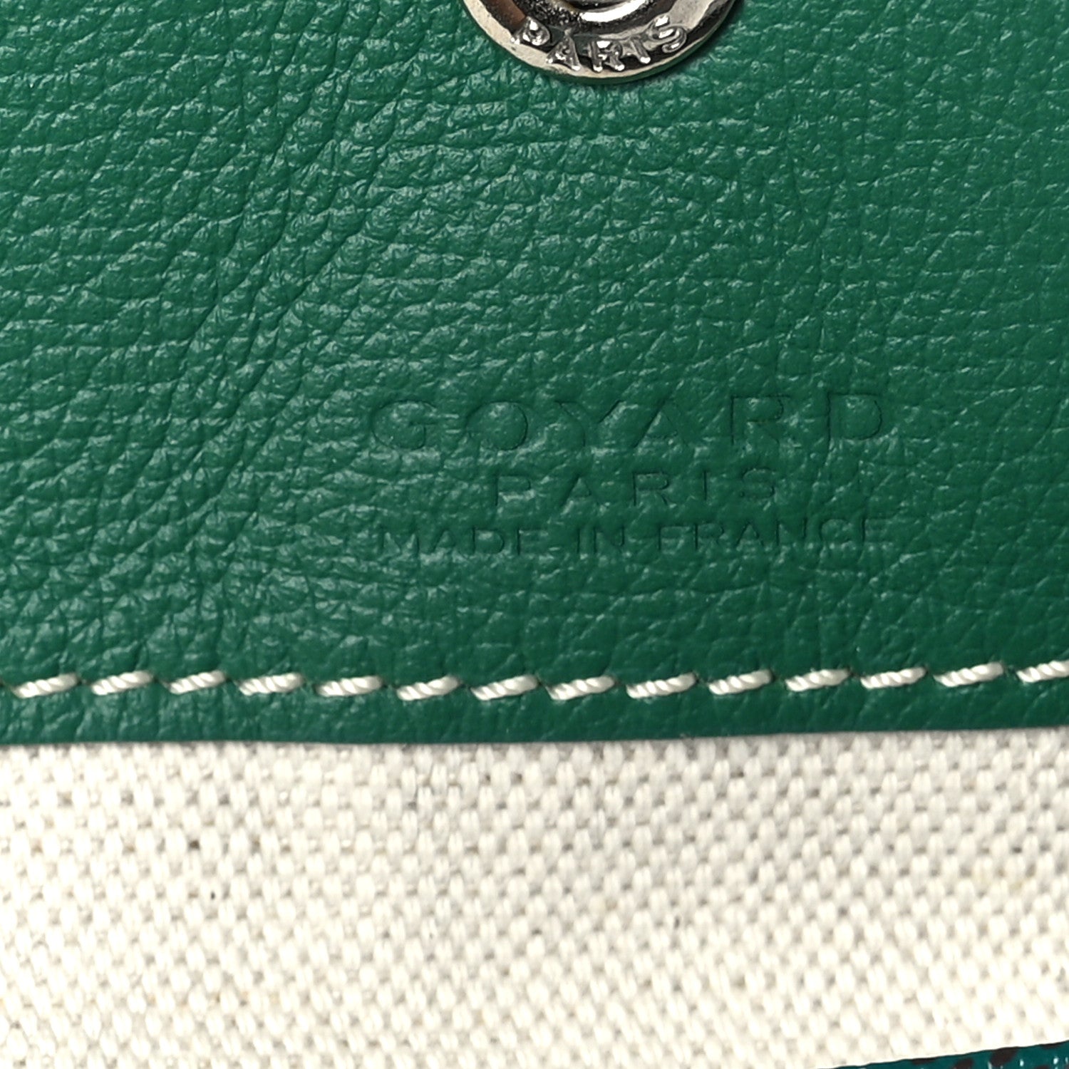 Goyard Goyardine Saint Louis GM Green 8 of 10