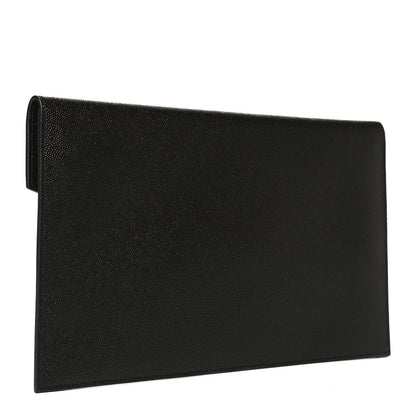 Saint Laurent Grain De Poudre Uptown Pouch Black 3 of 7