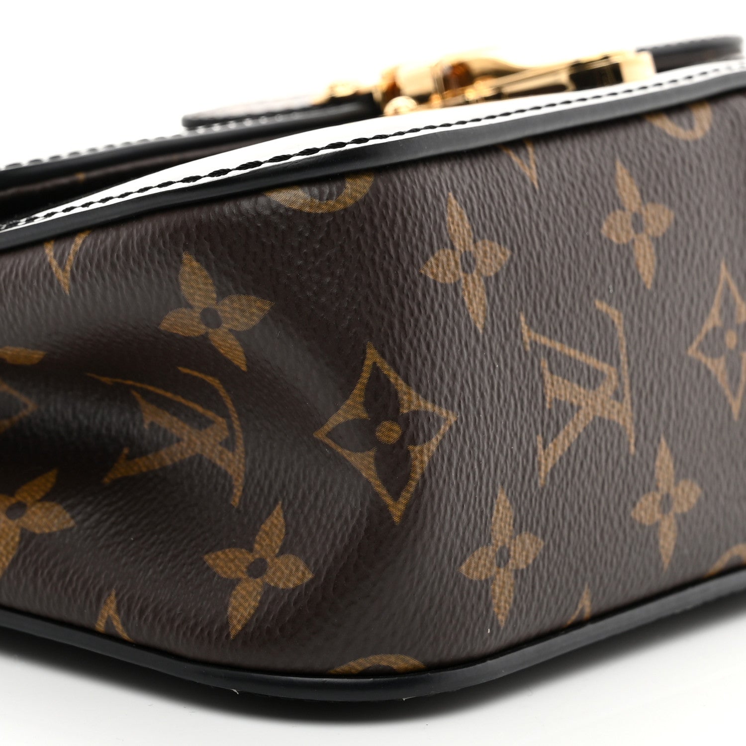 Louis Vuitton Patent Calfskin Monogram Cherrywood BB Black 10 of 12