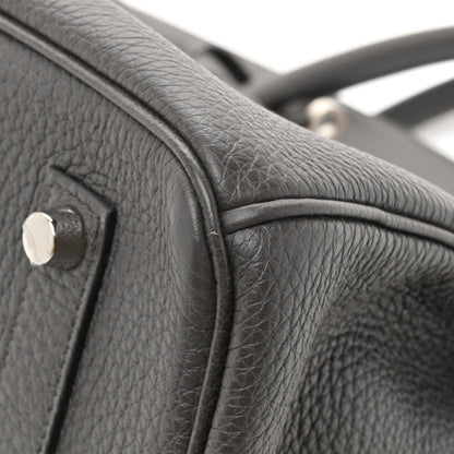 Hermes Togo Horseshoe Birkin 35 Graphite Vert Bengale 12 of 20