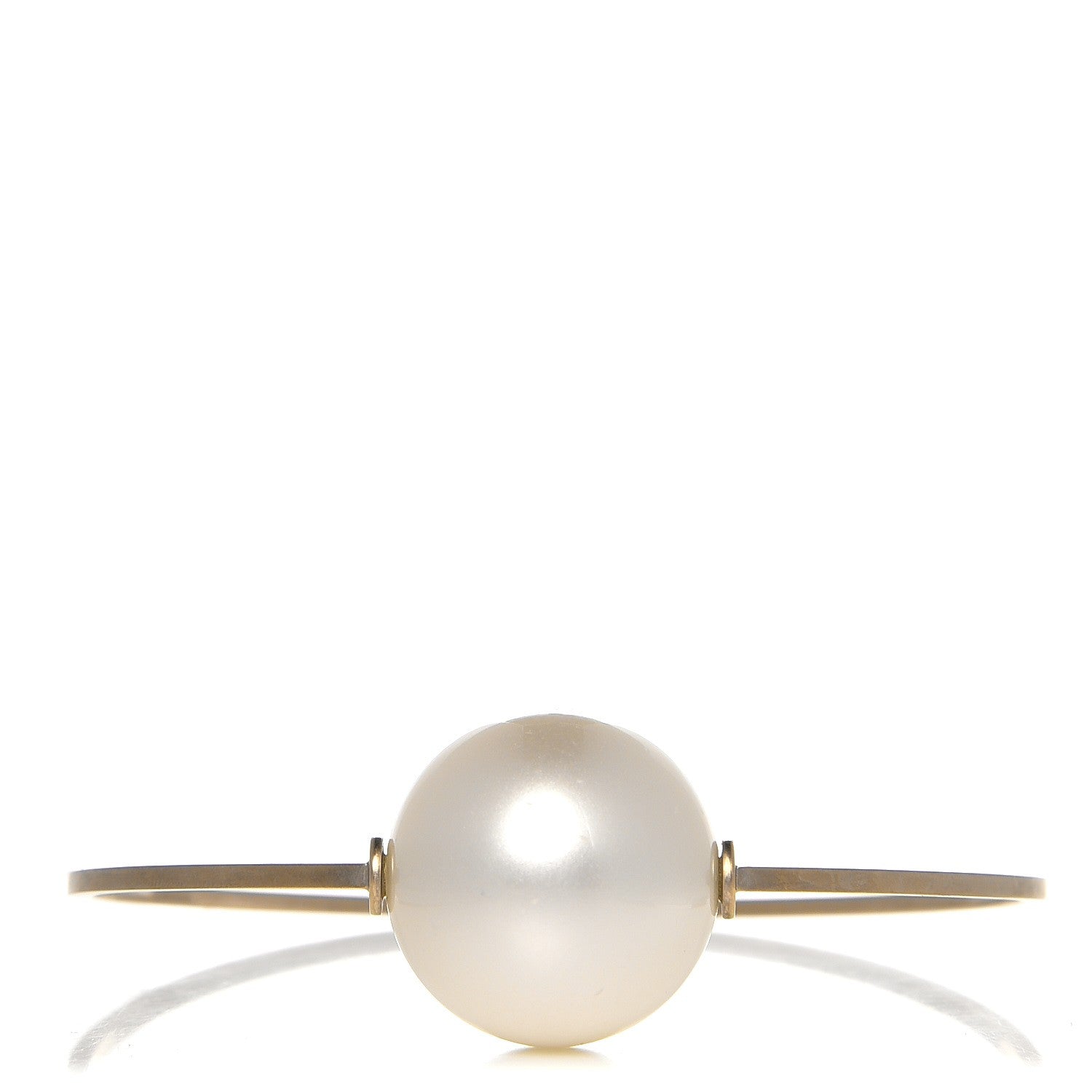 Chanel Pearl Large Bangle Gold 1 of 5